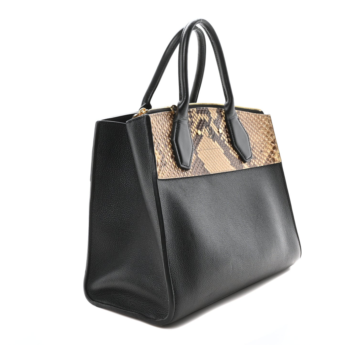 Taurillon Python City Steamer MM Black