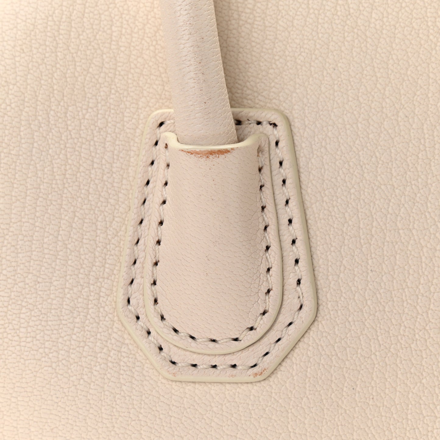 Sugar Goatskin Mini Antigona White