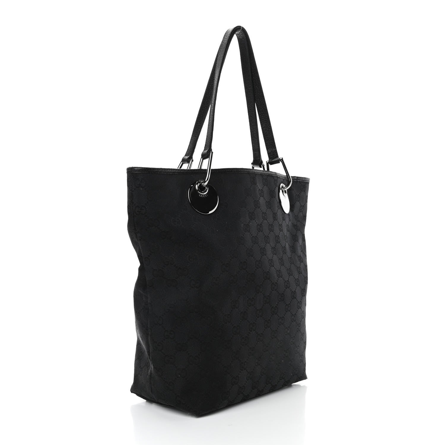 Gucci Monogram Large Eclipse Tote Black 2 of 7