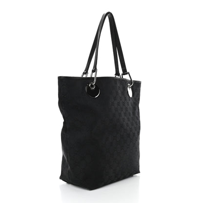 Gucci Monogram Large Eclipse Tote Black 2 of 7