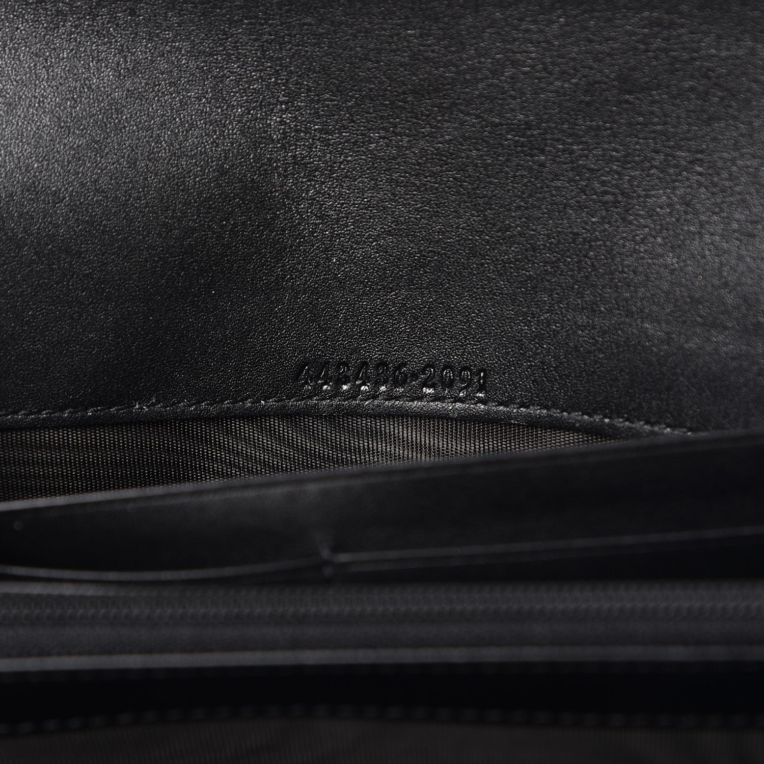 Gucci Calfskin Matelasse GG Marmont Continental Wallet Black 6 of 7