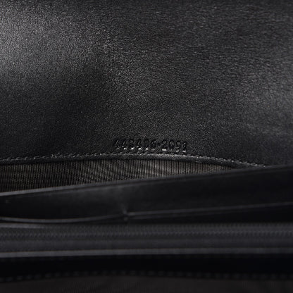 Gucci Calfskin Matelasse GG Marmont Continental Wallet Black 6 of 7