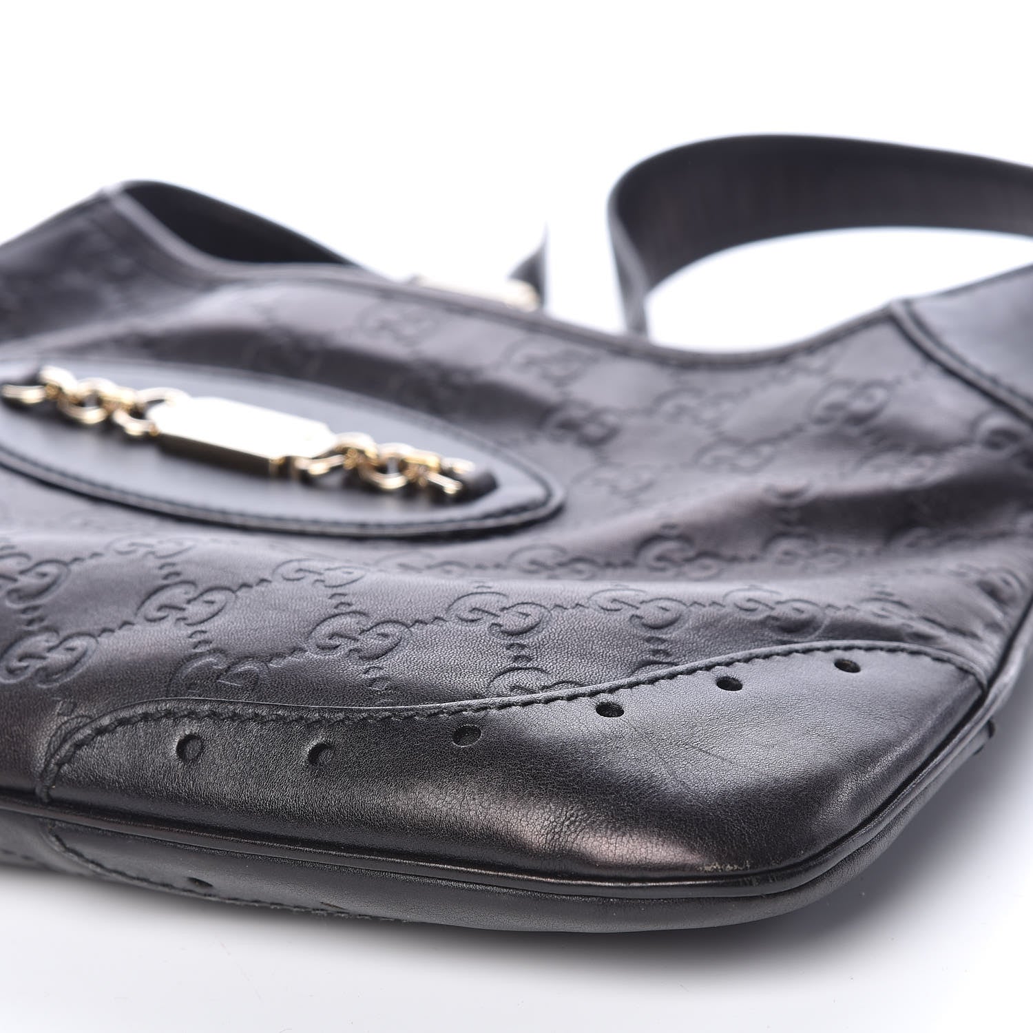 Gucci Guccissima Punch Hobo Black 9 of 15