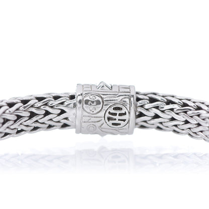 John Hardy Sterling Silver Diamond 6.5mm Classic Chain Bracelet 4 of 4