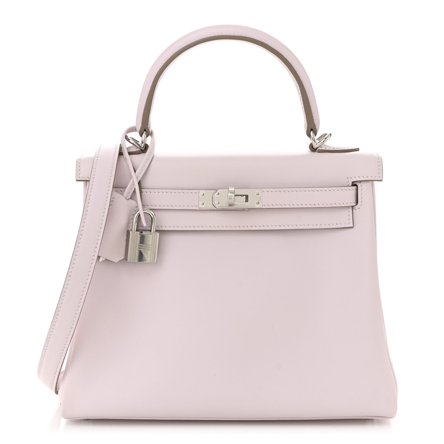 Hermes Swift Kelly Retourne 25 Mauve Pale 1 of 10