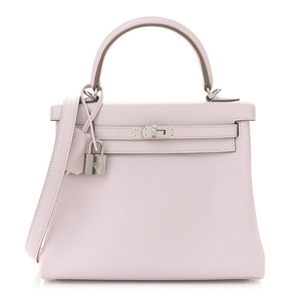Hermes Swift Kelly Retourne 25 Mauve Pale 1 of 10