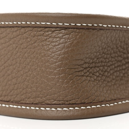 Hermes Taurillon Clemence Amazone Evelyne TPM Etoupe Bleu Indigo 10 of 11