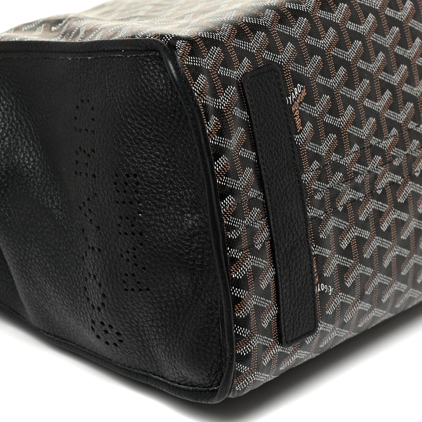Goyardine Sac Hardy Pet Carrier GM Black