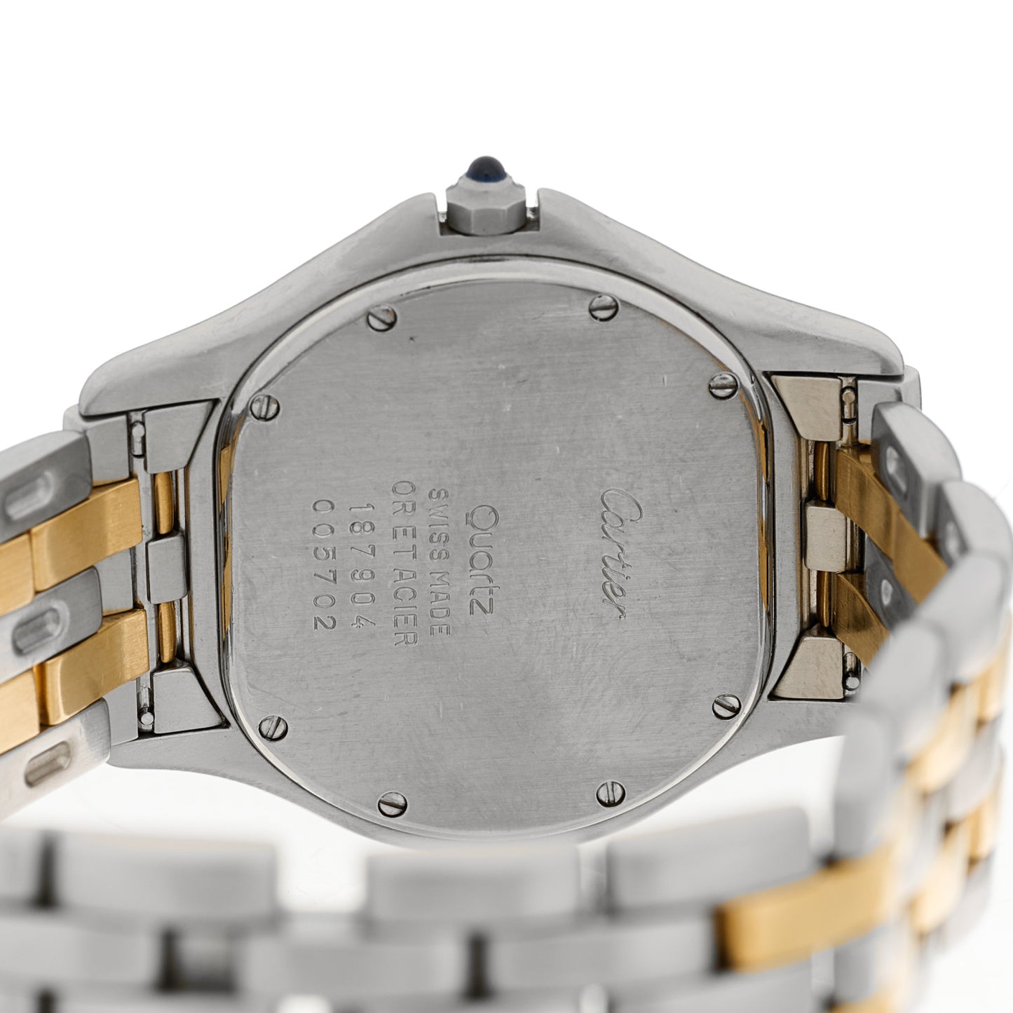 Stainless Steel 18K Yellow Gold 33mm Cougar Quartz Watch