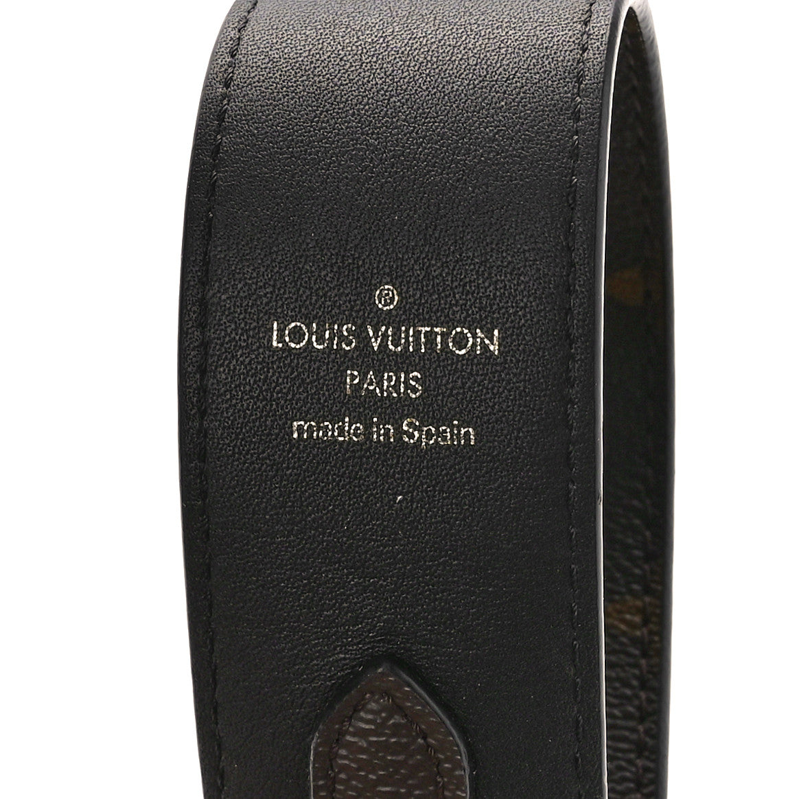 Louis Vuitton Monogram Bandouliere Shoulder Strap Black 3 of 4