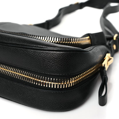 Tom Ford Grained Calfskin Medium Jennifer Crossbody Bag Black 9 of 11
