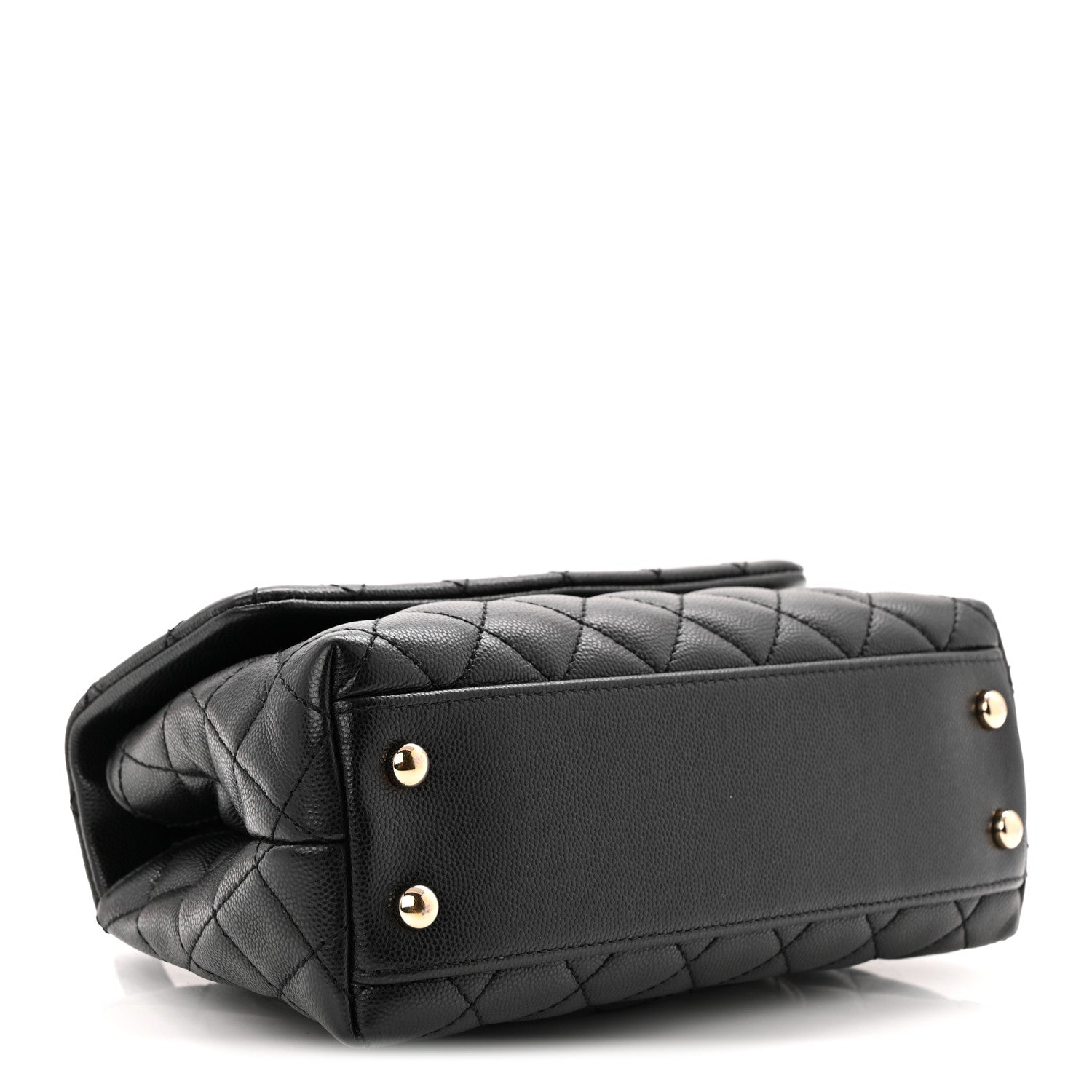 Chanel Caviar Quilted Mini Coco Handle Flap Black 4 of 10