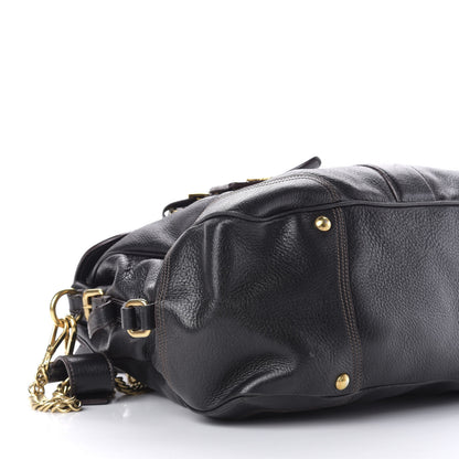 Prada Cervo Deerskin Bag Black 7 of 21