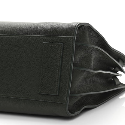 Saint Laurent Grained Calfskin Small Supple Sac De Jour Dark Vert 9 of 9