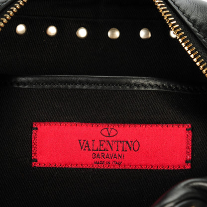 Valentino Garavani Calfskin Rockstud Camera Crossbody Bag Black 6 of 7
