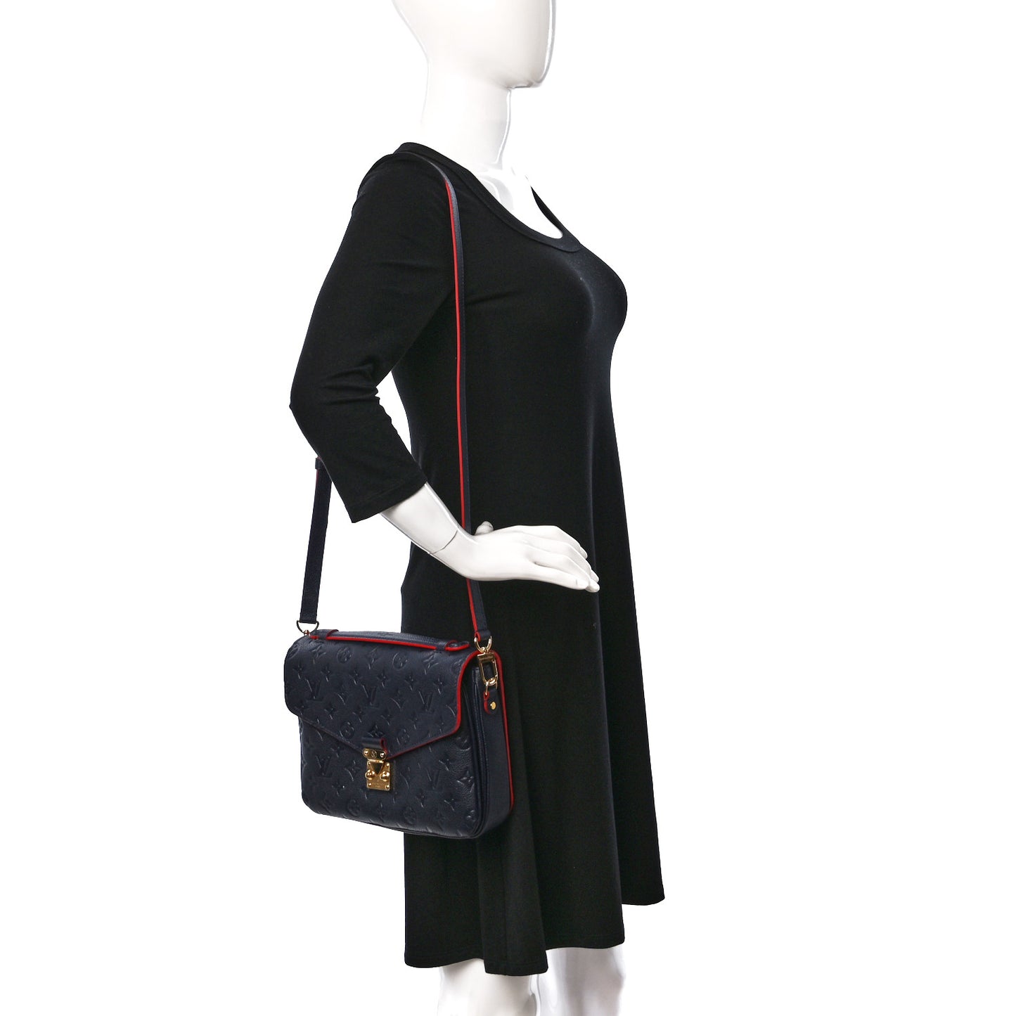 Empreinte Pochette Metis Marine Rouge
