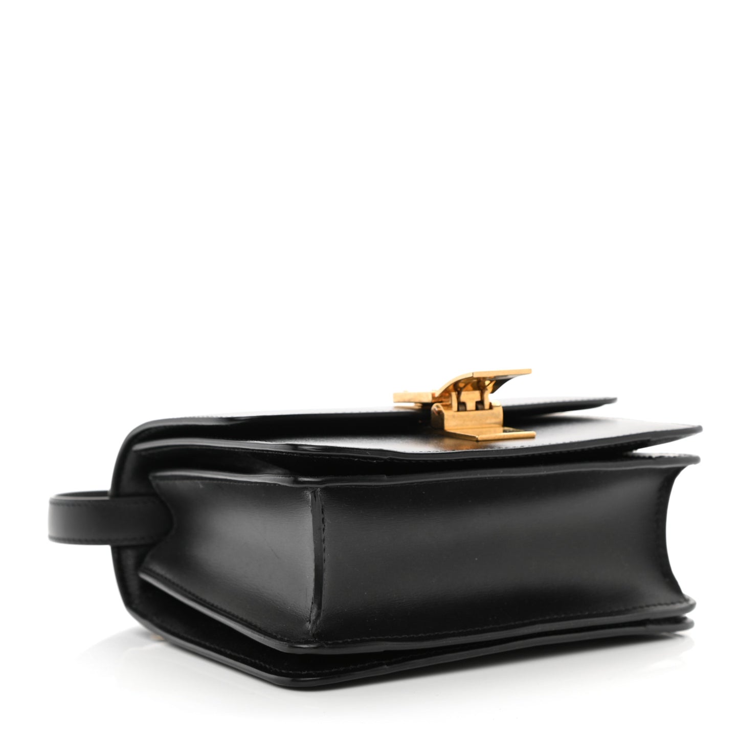 Box Calfskin Small Classic Box Flap Bag Black