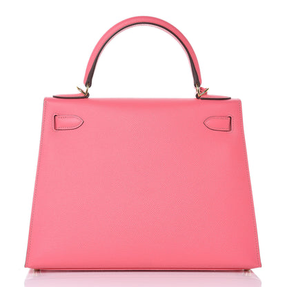 Hermes Epsom Kelly Sellier 28 Rose Azalee 4 of 41