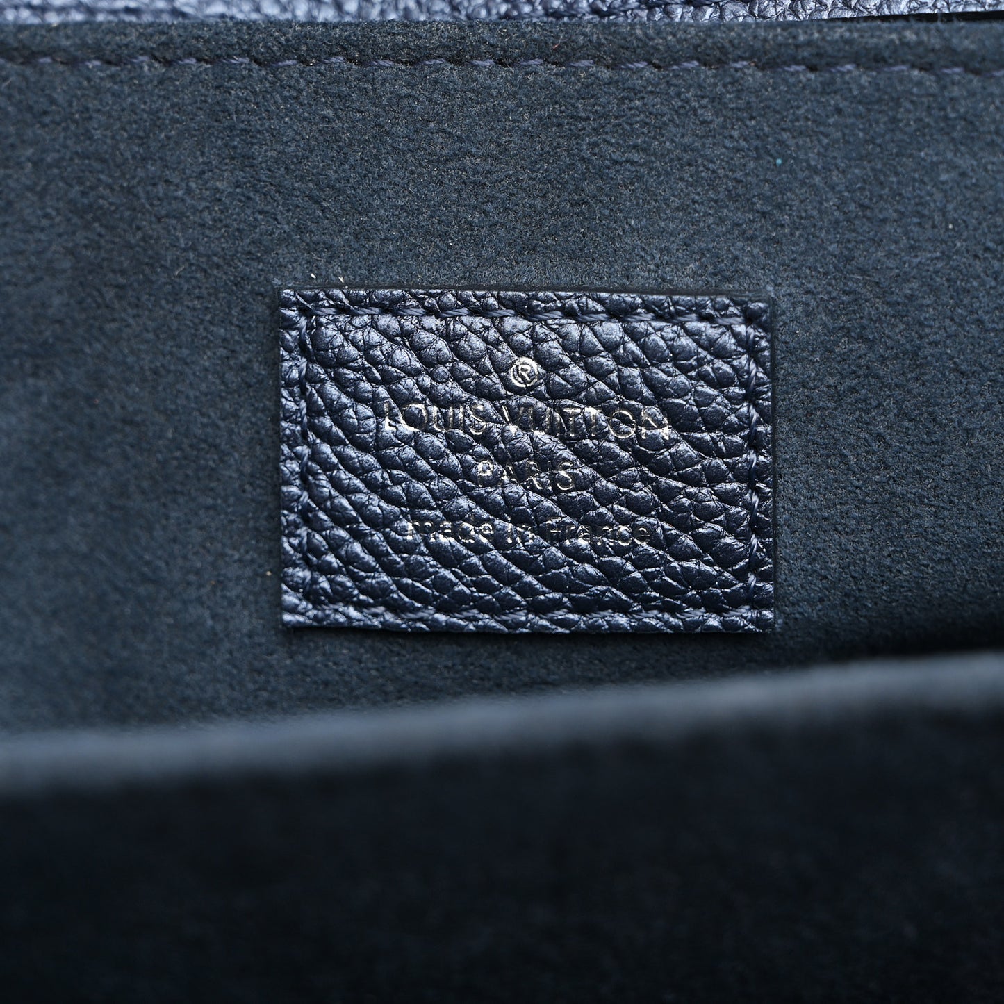 Metallic Empreinte Monogram Giant Pochette Metis Navy Nacre