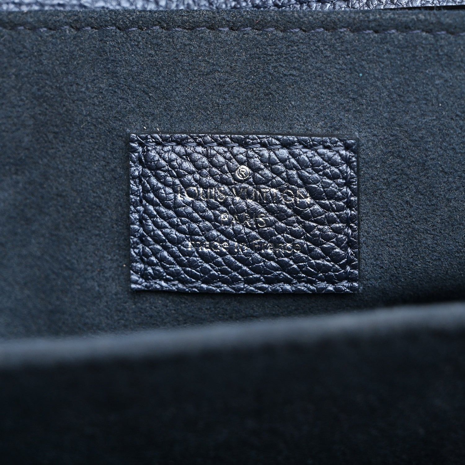 Louis Vuitton Metallic Empreinte Monogram Giant Pochette Metis Navy Nacre 6 of 9