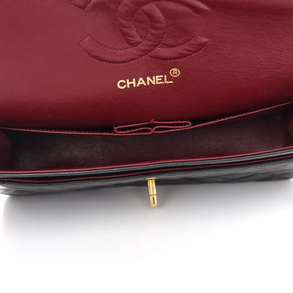 Chanel Lambskin Quilted Medium Double Flap Black 5 of 11
