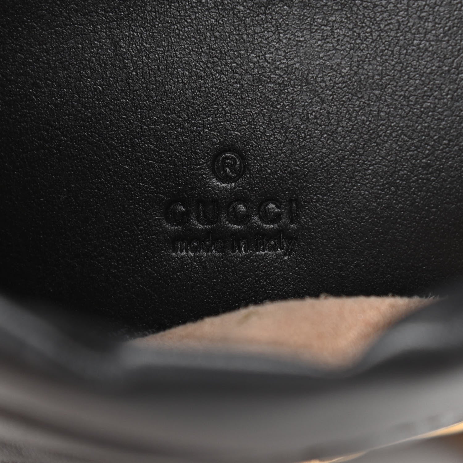 Gucci Calfskin Matelasse Mini GG Marmont 2.0 Bucket Bag Black 6 of 12
