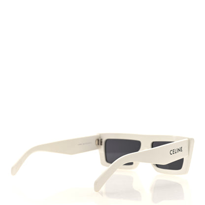 Celine Acetate Monochroms Square Sunglasses CL40214U White 3 of 6