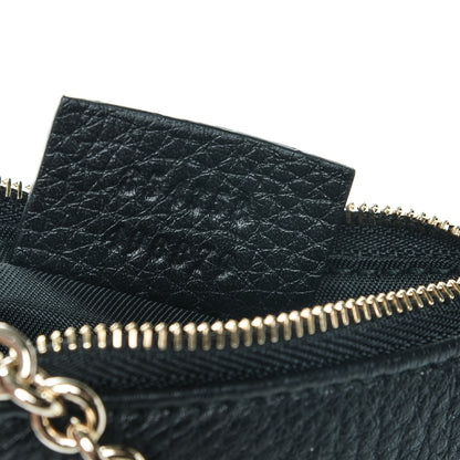 Gucci Pebbled Calfskin Soho Key Case Black 7 of 7