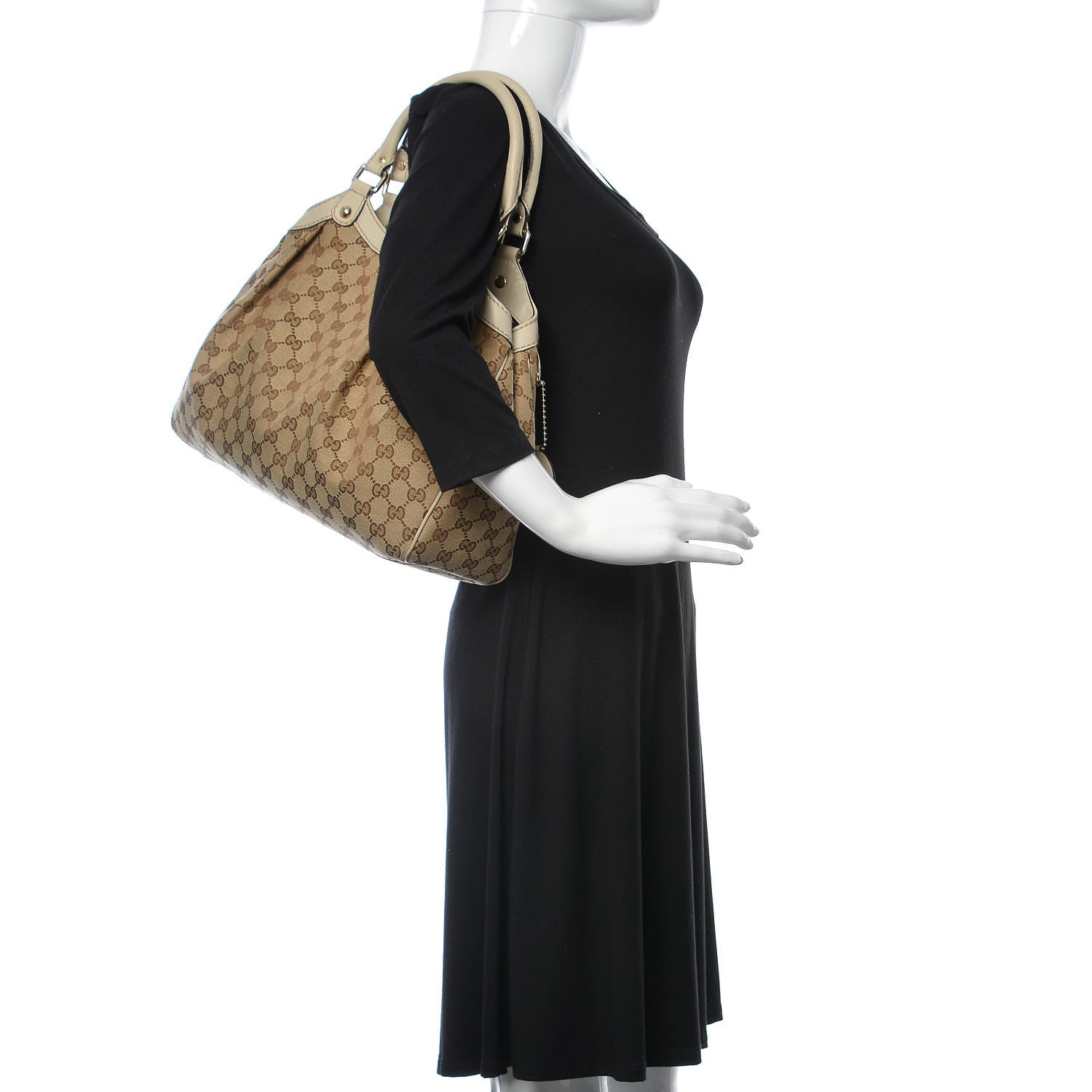 Gucci Monogram Medium Sukey Tote Off White 3 of 14