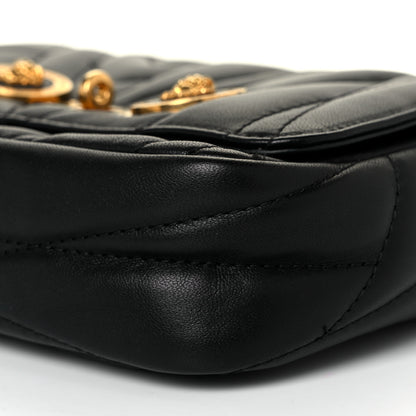 Versace Nappa Quilted Icon Small Crossbody Bag Black 8 of 8