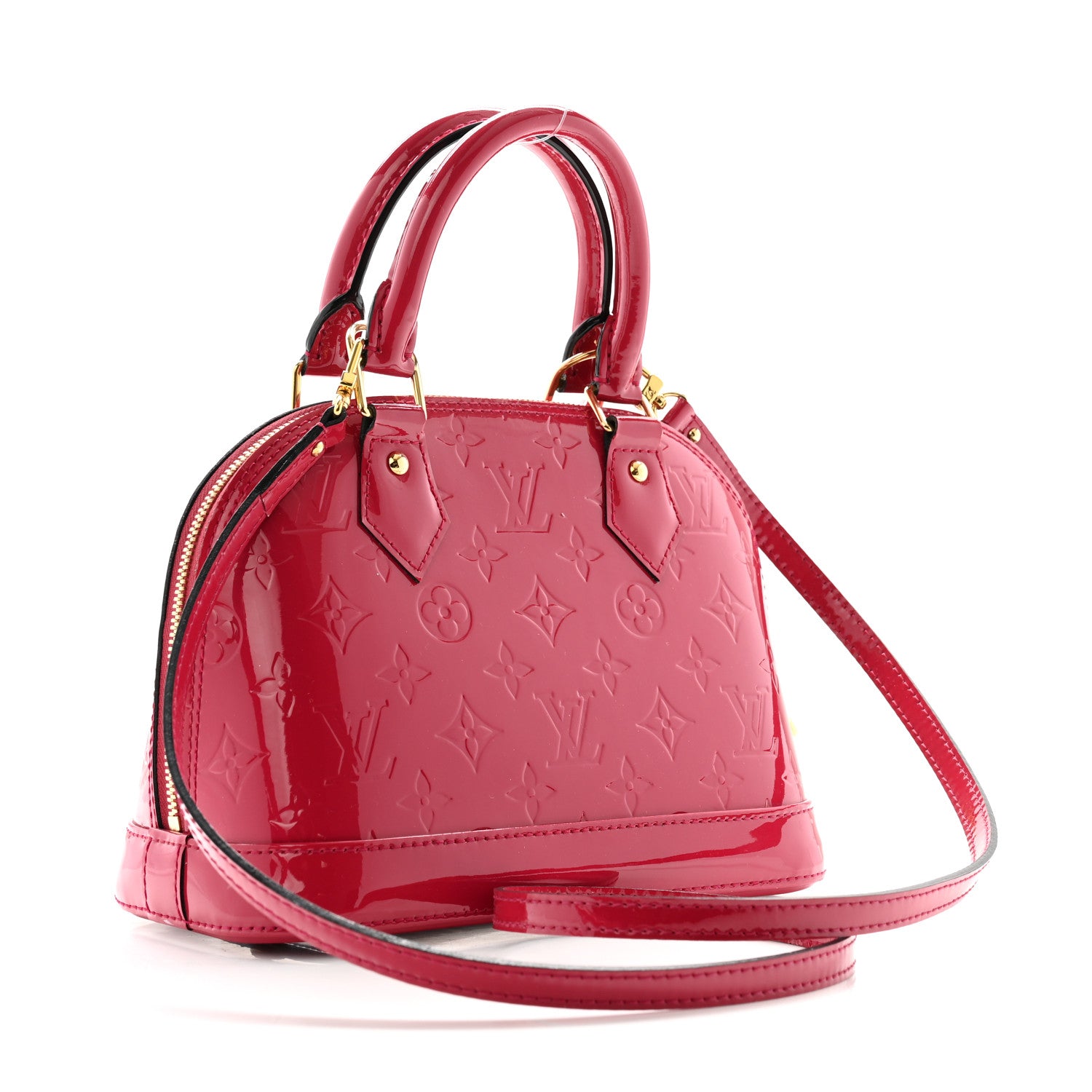 Louis Vuitton Vernis Alma BB Rose Indien 3 of 12