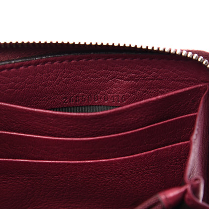Gucci Pebbled Calfskin Soho Zip Around Wallet Cherry Gloss 6 of 15
