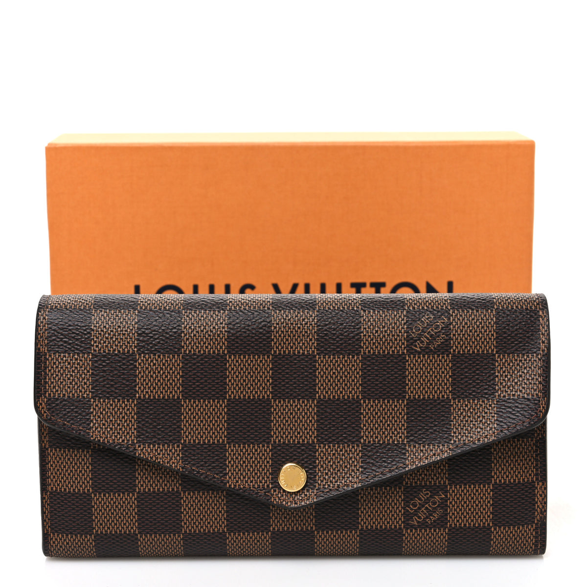 Louis Vuitton Damier Ebene Sarah Wallet NM 7 of 7
