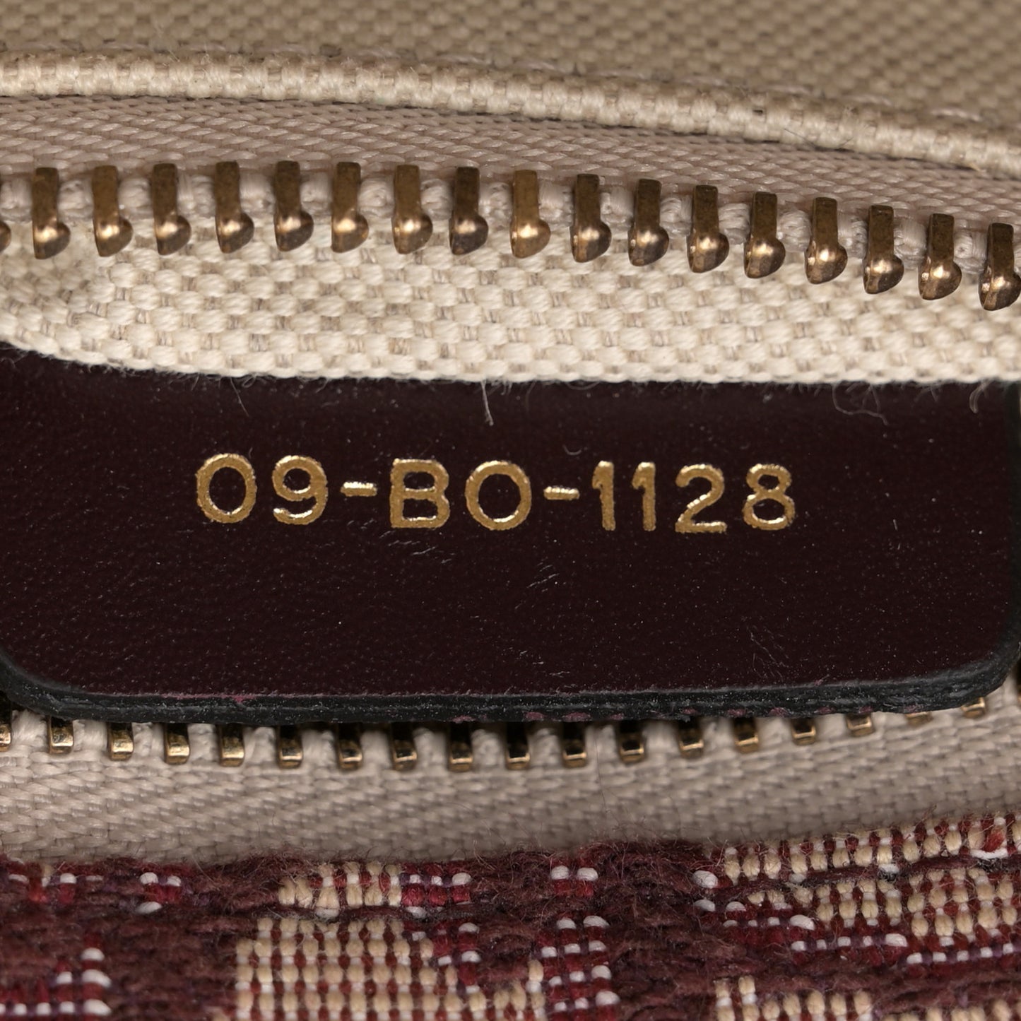 Oblique Dioraddict Flap Bag Burgundy