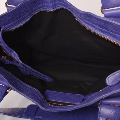 Balenciaga Agneau Giant 21 Rose Gold Hardware City Bleu Lavande 5 of 7
