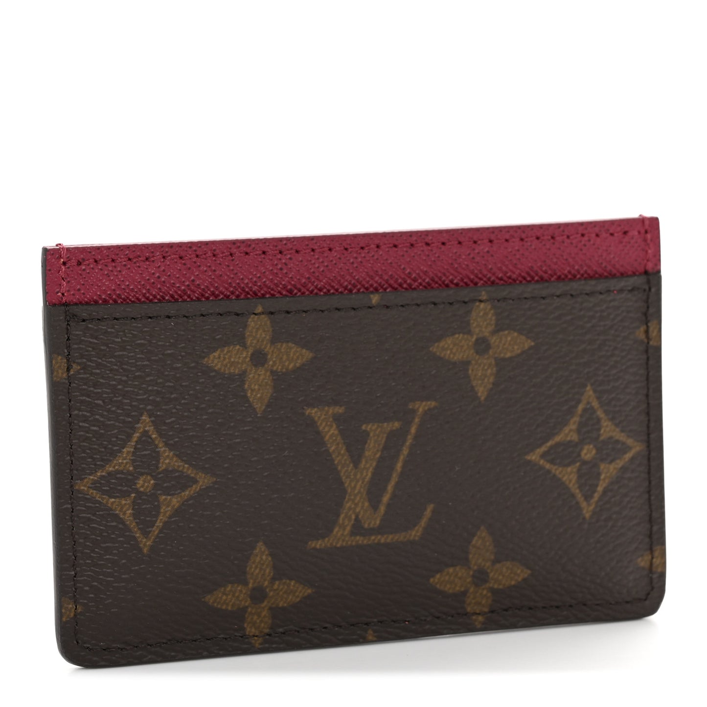 Monogram Card Holder Fuchsia