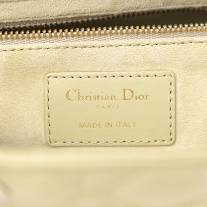 Christian Dior Lambskin Cannage Medium Lady Dior Pastel Peyote Green 6 of 11