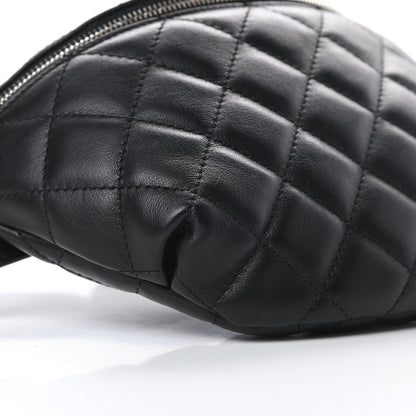Chanel Calfskin Quilted Waist Belt Bag Black 10 of 11