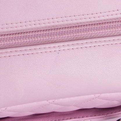 Chanel Calfskin Quilted Large Cambon Bowler Pink Black 10 of 10