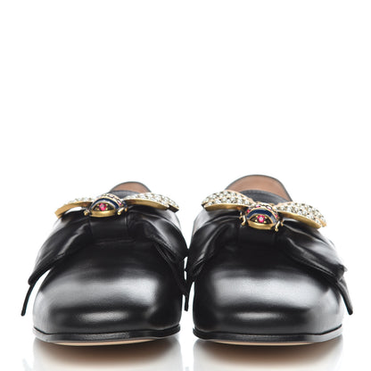 Gucci Calfskin Bow Ballet Flats 35 Black 2 of 8