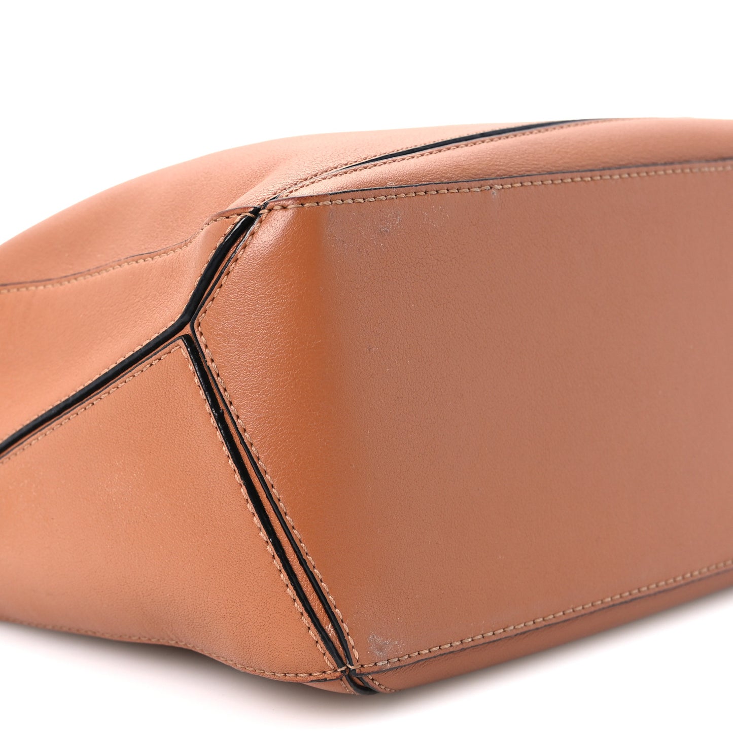 Calfskin Small Puzzle Bag Tan