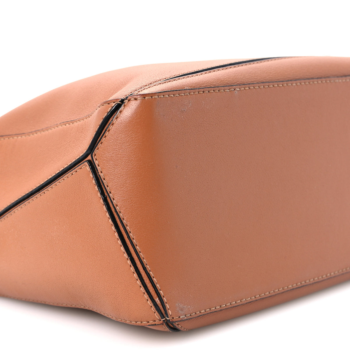 Loewe Calfskin Small Puzzle Bag Tan 10 of 11