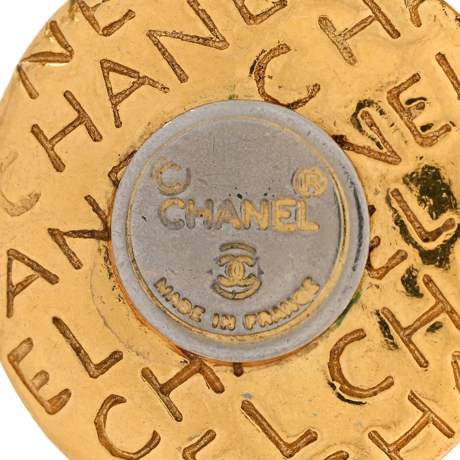Chanel Metal Coco Chanel Link Short Necklace Gold 7 of 7