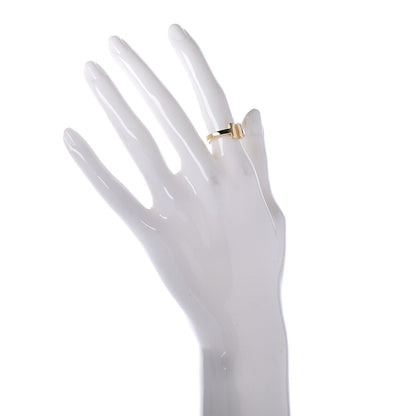 Tiffany 18K Yellow Gold T Square Ring 49 4.75 2 of 5