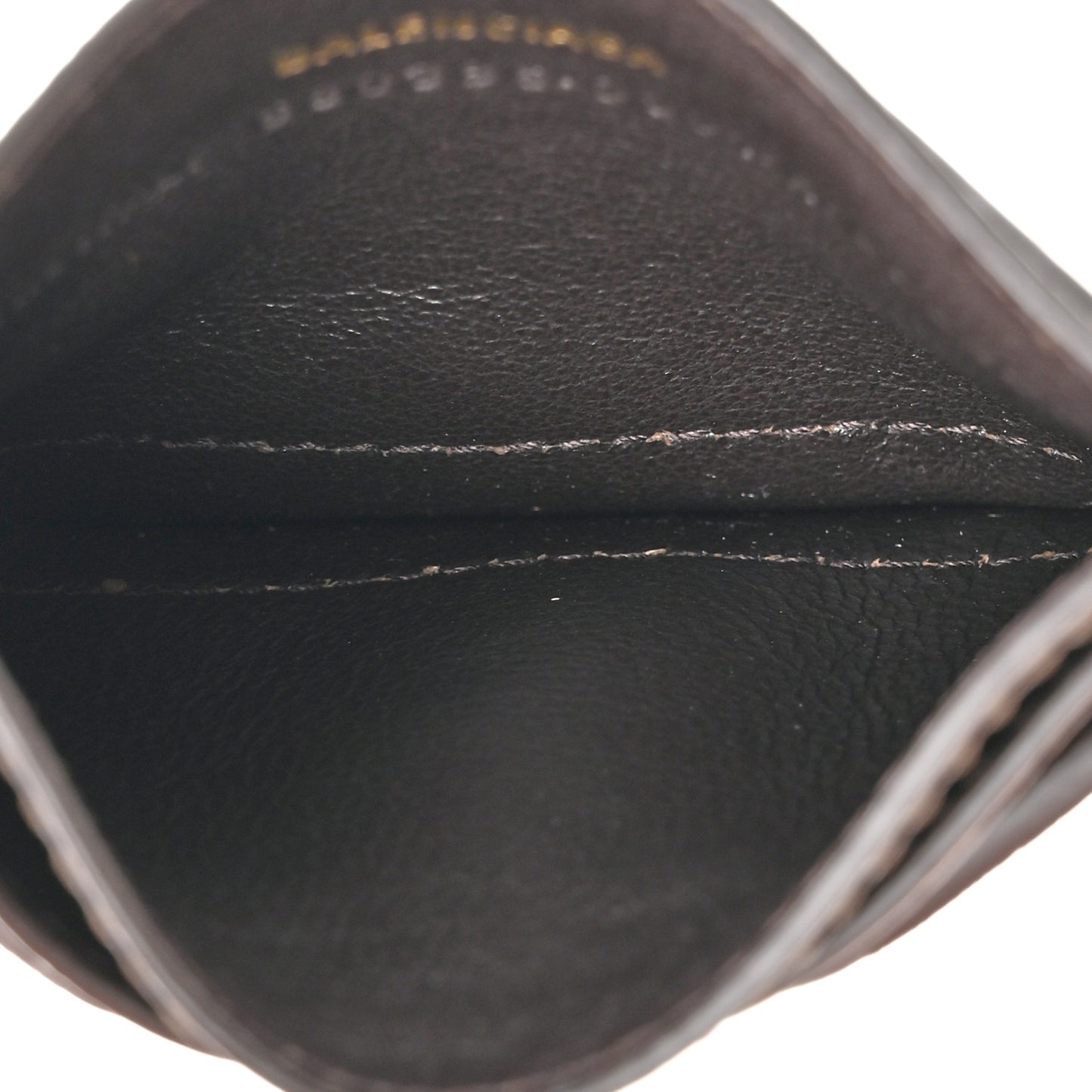 X BALENCIAGA BB Monogram Web Ophidia Card Holder Beige Ebony New Acero