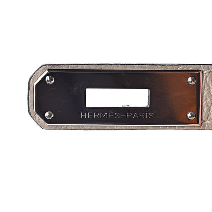 Hermes Taurillon Clemence Birkin 35 Gris Tourterelle 15 of 32