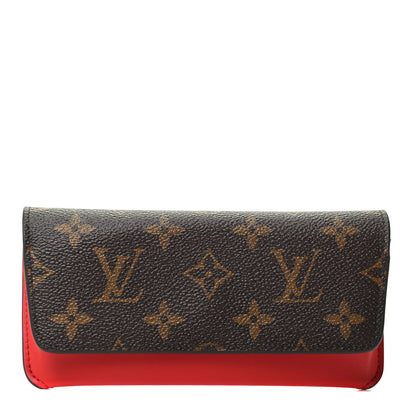 Louis Vuitton Monogram Woody Sunglass Case Rouge 1 of 6