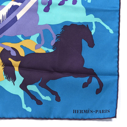 Hermes Silk Ex Libris En Camouflage Scarf 90 2 of 4