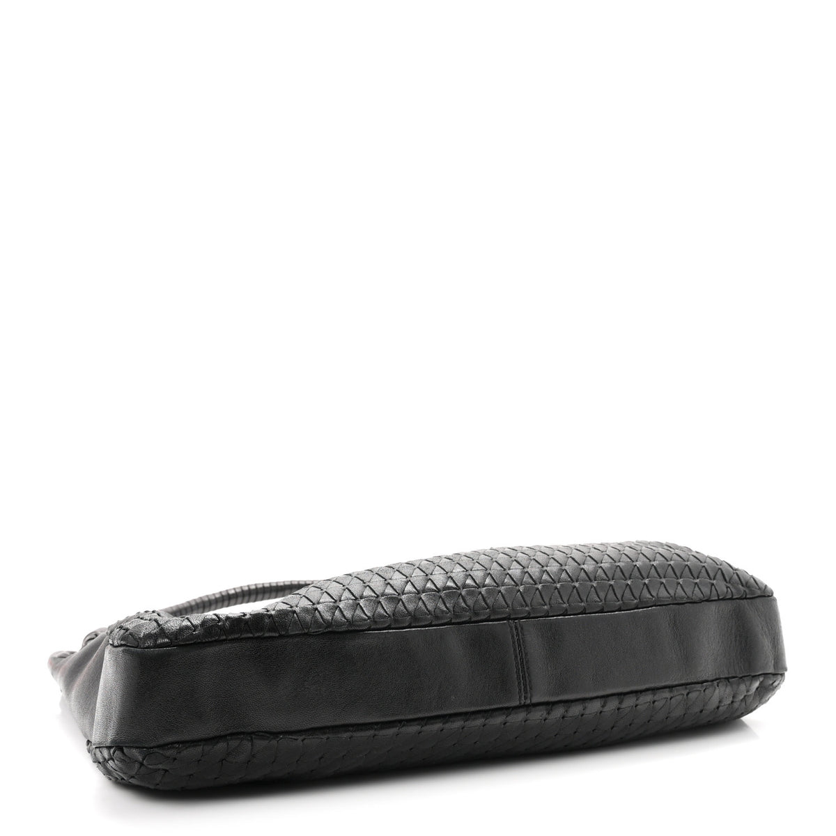 Bottega Veneta Nappa Intrecciato Shoulder Bag Black 4 of 10