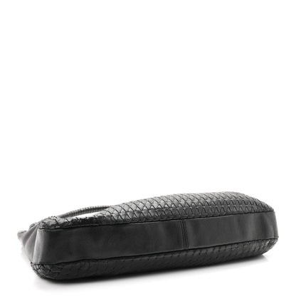 Bottega Veneta Nappa Intrecciato Shoulder Bag Black 4 of 10